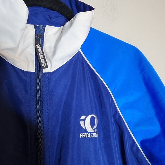 Pearl Izumi Zephrr packable blue cycling jacket. Size small. - Picture 12 of 16